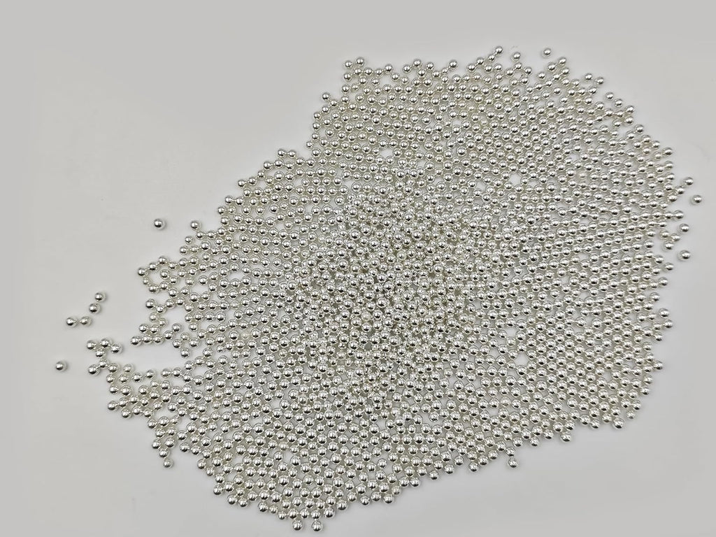 Silver Pearl Sugar Sprinkles 3.9 oz, 4mm Candy Pearls Ideal for Baking, Cake and Cupcake Toppers, Cookie Decoration, Ice Cream Topping, Wedding Shower Valentines Halloween Christmas