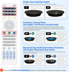 23.6In Remote Large Motorized electric turntable Rotating platform Photography Turntable Motorized lazy susan Base giratoria para for Photography,3D Scanner,Heavy duty display(Load Range:220~500lbs)