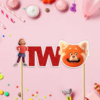 Seyal® Trning Red Two Cake Topper