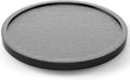 LAMU 9'' Wood Lazy Susan Organizer Turntable for Cabinet, Lazy Susan for Table Top, Pantry, Kitchen, Bathroom, Countertop, Rotating Spice Organizer, Vanity Decor Tray, Pine Wood, Black