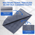 10Pcs New Upgrade 2-Layer Non Scratch Wire Dishcloth,Wire Dishwashing Rag, Non-Scratch Wire Dishwashing Rags for Wet and Dry, Kitchen Cleaning Dish Rags for Cookware,Sinks, Dishes,Stove