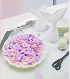 Doughnut Sprinkles Candy Mix Size Edible Pearls Cake Decorations Cupcake Toppers Cookie Decorating Perfect for Wedding Party Valentine Halloween Christmas Supplies 4.58OZ