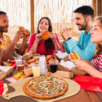 Pizza Peel Wooden, 12 Inch Pizza Spatula Wood Non-Stick, Bamboo Pizza Paddle as Cutting Board with Cutting Grooves for Easy Pizza and Bread Making