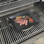 Carbon Steel Griddle - Professional Cookware Griddle Pan for Induction, Stove Top, Gas Grill, Cooktop, Electric and more, 17" x 10" NonStick Flat Top Griddle Plate Skillet, Indoor/Outdoor Use