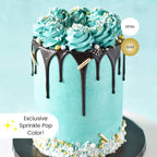 Wedding White Sprinkle Mix| Made In USA By Sprinkle Pop| Pastel White Sprinkles With Gold Metallics Dragees| Sprinkles For Decorating Bridal Shower Wedding Anniversary Party Cupcakes Cake Cookies, 2oz