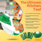 Prep Bowl – Ronnie Neville’s Original As Seen on TV Rinsing Bowl & Multi-Use Kitchen Tool to Shred, Slice, and Rinse, Vegetable & Salad Bowl