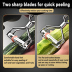 Best Vegetable Carrot Potato Peelers for Kitchen, Just Like Mom's old steel Fruits Peeler (steel)