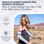 SportsTrail Cooling Arm Sleeves for Men & Women – Breathable, UV Sun Protection, Sports Arm Sleeves for Women, Men & Youth