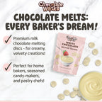 Chocolate Works Melting Chocolate Parent (2.5 lb (Pack of 1), White Chocolate)