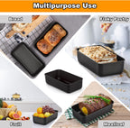 LIANYU 3 Pack Nonstick Loaf Bread Pan, 9x5 Inch Baking loaf Tin, Stainless Steel Meatloaf Pan Tin for Baking Banana Sandwich Bread, Dishwasher Safe