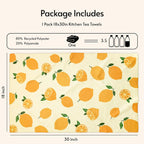 Kitchen Towels, 18" x 30" Dish Towels, Microfiber Tea Towels for Kitchen Drying, Superior Absorbency