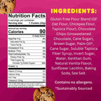Whoa Dough Ready to Bake Cookie Dough Chocolate Chip – Certified Non-GMO, Kosher, Gluten Free – Plant-Based Snack Dough Made with Real Ingredients – 6 Pack
