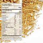 Gold Pearl Rods Sprinkles for Cake Decorating, Edible Sugar Pearls Rods Candy, 150g/5.29oz, Mix Size Cake Topper Donuts Cupcake Cookie Dessert Decorations, Holiday, Wedding Party, Easter Supplies