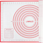 Silicone Baking Mat，Non Stick Rolling Dough with Measurements for Pie Pizza Cookies Fondant Making，Extra Thick Non Slip Silicone Pastry Mat