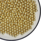 Gold Pearl Sugar Sprinkles 3.53 oz, 7mm Candy Pearls Ideal for Baking, Cake and Cupcake Toppers, Cookie Decoration, Ice Cream Topping, Wedding Shower Valentines Halloween Christmas