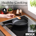 THE ROCK 1TSP 13PCS Cookware Set – Pots and Pans Set Non Stick with ROCK.TEC – Nothing Sticks, Never Warps, Lasts Longer – Healthy, Multifunctional, All-in-One Fry Pan, Saucepan, Stockpot & More