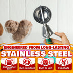 2.67Oz Ice Cream Scoop with Trigger #12 - Ice Cream Scooper for Portion Control, Gelato, Cookie Dough, Meatballs - Stainless Steel, Easy to Use & Clean, Rust & Stain Resistant, Ergonomic Non-Slip Grip