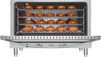 KoolMore 32 in. Commercial Countertop Convection Oven, Holds Full Size Pans, 4 Racks and 3500W of Power, 240V in Stainless-Steel, ETL Listed for Safety and Sanitation (KM-CTCO-44)