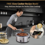 Matiks Slow Cooker Liners 3-8 Quart – Cooking Liner – Large Size 13" × 21" – Fit 3QT to 8.5QT Slow Cookers – Works for Oval & Round Pots – 30 Bags & Recipes Added – Compatible with Crock Pot