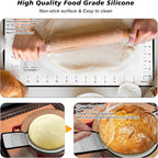 Large Sourdough Bread Baking Supplies, 10 Inch Round &12 Oval Banneton Bread Proofing Basket, Sourdough Starter Kit for Making Baking Fermentation