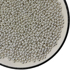 Silver Pearl Sugar Sprinkles 3.9 oz, 4mm Candy Pearls Ideal for Baking, Cake and Cupcake Toppers, Cookie Decoration, Ice Cream Topping, Wedding Shower Valentines Halloween Christmas