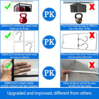 Closet Organization, 24 Section Hanging Closet Organizer, Space Saving, College Dorm Essentials, Heavy Duty Hooks Up to 45 Pounds, White/Black