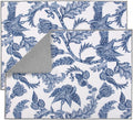 2 Pack XXL 17" x 24" Blue and White Porcelain Dish Drying Mat - Dish Drying Mats for Kitchen Counter, Super Absorbent, Anti-Slip, Fast Drying, Kitchen Must-Have