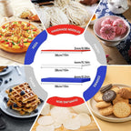 6Pcs Silicone Rolling Pin Guides, Dough Leveler Sticks Dough Ruler Measuring Dough Strips Guides Pastry Ruler Perfection Sticks for Thickness Guide Pastry Cookie Kitchen Restaurant