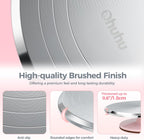Ohuhu Cake Stand, Aluminium 12''Cake Turntable Decorating Bakery Supplies - BPA-Free Frosting Spinner Rotating Revolving Lazy Susan