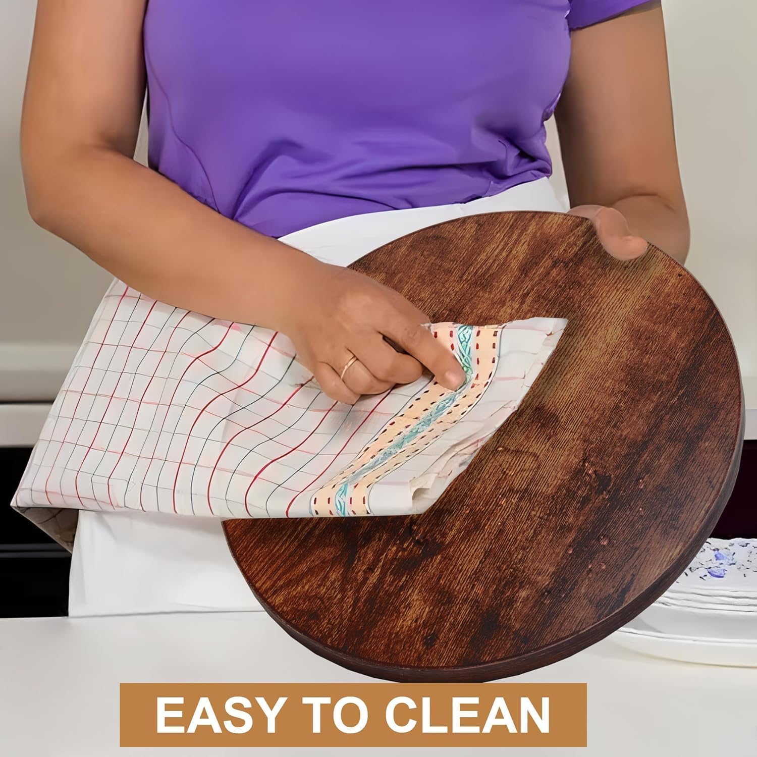 [ 2 Pack ] 10-inch Lazy Susan Organizers, ACIAZAAZ Lazy Susan Turntable for Cabinet, Kitchen Turntable Storage for Table, Countertop, Pantry