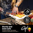 Guy Fieri's Flavortown Laser Titanium 2 Pcs Fry Pan Set 8.5" and 10" - Non-stick Cookware Set Without PFAS, PTFE, or PFOA, 3x More Durable, Dishwasher Safe, Oven Safe