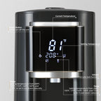 OCTAVO Water Boiler & Warmer 5 Liter, 304 Stainless Steel Water Tank, 700 Watt 6 Adjustable Water Temperature, LCD Touch Control Screen, Child Lock with Water Shortage Indicator