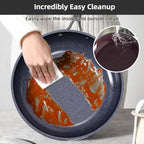 Nuwave Lux 13pc Forged Lightweight Cookware Set PFAS Free, Healthy G10 Duralon Ceramic Coating, Ultra Non-Stick, Stay-Cool Handles, Works on All Cooktops & Induction Ready