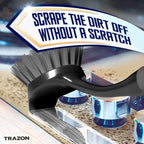 Dish Brush Set of 4 with Bottle Water Brush, Dish Scrub Brush, Scrubber Brush and Straw Brush - Kitchen Scrub Brushes Ergonomic Non Slip Long Handle for Cleaning Cleaner Wash Dish Sink Dishes Cup Pot