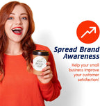 100 Custom Vinyl Stickers - Upload Your own Image, Text, Design, Logo - Personalized Logo Labels for Handmade, Packaging, Bottle, Jars, Candle, Brand Stickers (Gray, 4x4)