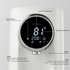 OCTAVO Water Boiler & Warmer 5 Liter, 304 Stainless Steel Water Tank, 700 Watt 6 Adjustable Water Temperature, LCD Touch Control Screen, Child Lock with Water Shortage Indicator