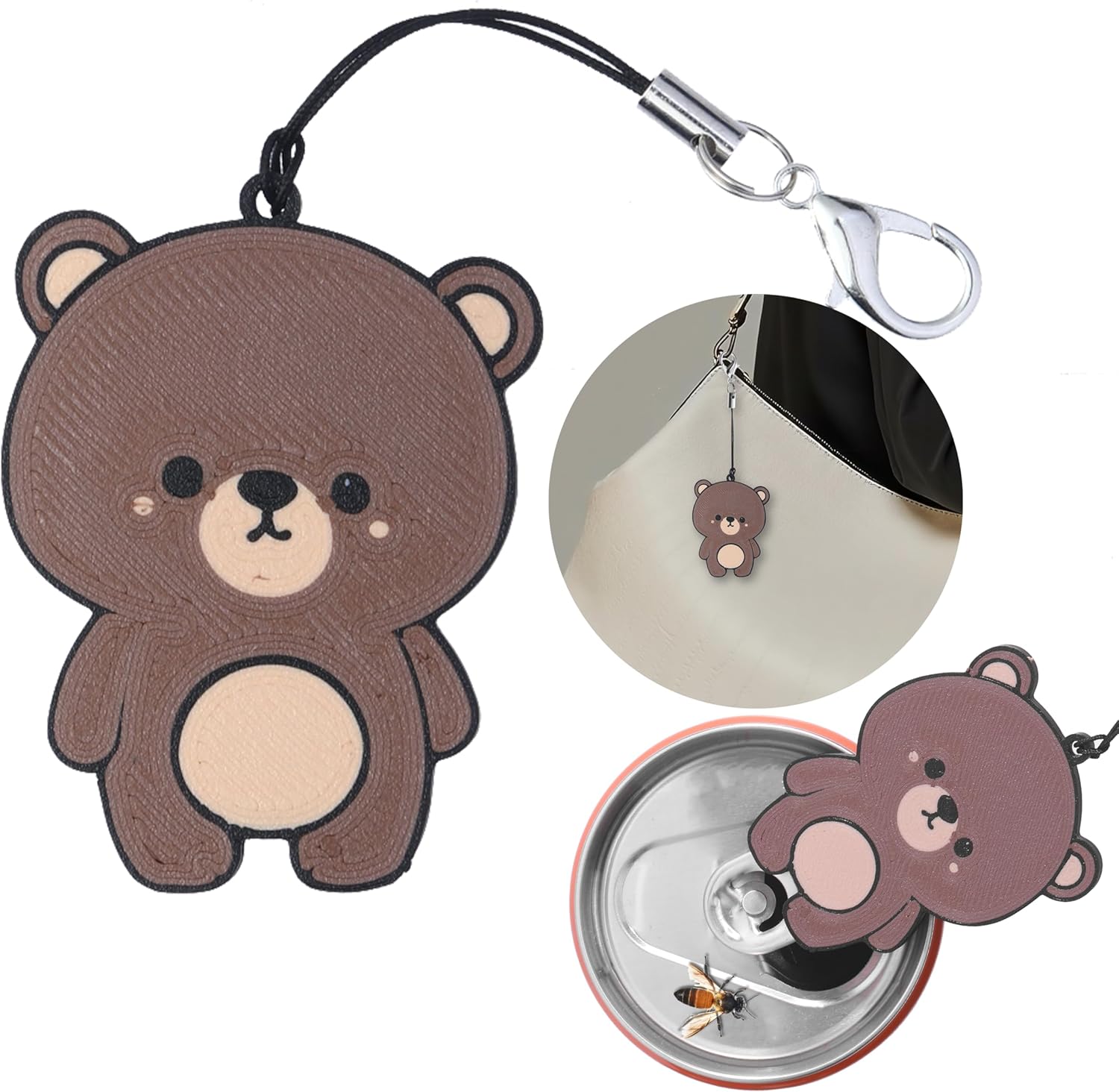 Cartoon Can Protector - Cute Easy Tab Can Opener Drink Can Protector Cap for Coke,Beer Soda,Party,BBQ,Beach Accessory