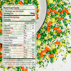 Green Sprinkles for Cake Decorating, Edible Spring Sugar Carrots, Sprinkles for Baking Cupcake, Cake Decoration, Easter, Holiday, Wedding Party, 150g/5.29oz