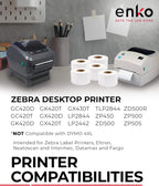 enKo [3 Rolls, 1860 Labels] 4 x 2-1/2 inches Direct Thermal Labels, FBA Stickers, FNSKU Label Compatible for Zebra/Eltron