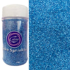 Sentovac Blue Sanding Sugar for Baking Edible Sparkling Sugar Sprinkles Coarse Sugar Crystals for Baking Topping Cake Cookie Cupcake Topper Ice Cream Decoration Supplies 3.2 OZ