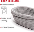Cotton Rope Banneton Bread Proofing Basket Set, Oval & Round Bread Baskets with Liners & Covers for Artisan Bread Baking, Sourdough Bread Baking Supplies