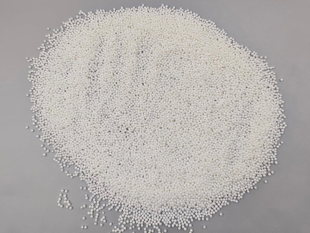 Edible White Pearl Sugar Sprinkles 4.23 oz, 2mm Nonpareils Candy Pearls Ideal for Baking,Cake and Cupcake Toppers,Cookie Decoration,Ice Cream Topping,Wedding Shower Valentines Halloween Christmas