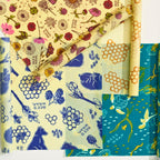 Bee's Wrap Beeswax Wraps for Food - Fresh Fruit Cut to Size 14x52" Wax Paper Roll - Made in USA Reusable Waxed Paper & Bowl Covers - Organic & Eco-Friendly Alternative to Aluminum Foil & Plastic Wrap