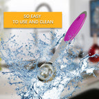 1PCS 1/2 Tbsp(1.5tsp, 1/4oz, 7.5ml) Single Measuring Spoon with Pink Silicone Grip, Stainless Steel Individual Measure Scoop Only