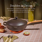 Our Place Mini Always Pan 2.0-8.5” (1.2 Qt) Nonstick, Toxin-Free Ceramic Cookware | Patented 10-in-1 Aluminum Frying & Sauté Pan | Safe for Oven, Induction & All Cooktops up to 450°F | Blue Salt