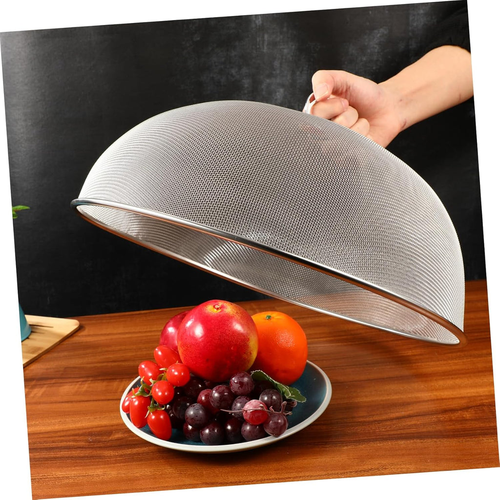 Food Tents 1pc Mesh Food Cover, Stainless Steel Food Tent, Large Screen Food Cover, Metal Mesh for Indoor Outdoor Picnic Caming (15.7inch/ 40cm) Picnic Accessories