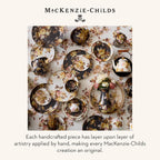 MACKENZIE-CHILDS Wild Rose Brown Utensil Holder