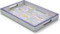 MACKENZIE-CHILDS Wooden Tray with Handles, Rectangular Tray for Serving, Go Fish