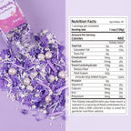 Purple Sprinkles for Cake Decorating 4.23ounce - Sugar Mix Contains Star & Pearl Sprinkles for Cupcake Toppers, Ice Cream, Candy, Cookie Decorations - Holiday Party Supplies