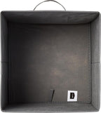 Amazon Basics Collapsible Fabric Storage Cube Bins Organizer with Handles, Sturdy, Gray, 13-x-13-x-13-inch, Pack of 6